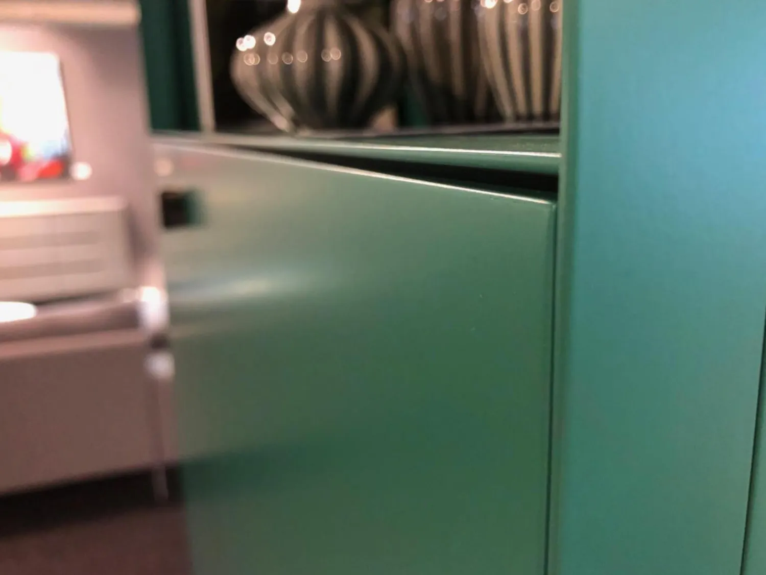 Piure Vitrinen & Highboards|Highboard Mesh Sea Green Mattlack