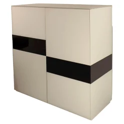 Kettnaker Vitrinen & Highboards|Highboard Soma Lack Weiß Mit Wechselbaren Seitenblenden