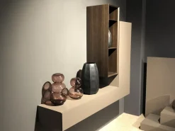 Kettnaker Wohnwände & Tv-Lowboards|Hängeelement Alea Lack Taupe Beige Regalelement Raucheiche Ohne Dekoration