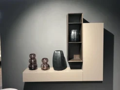 Kettnaker Wohnwände & Tv-Lowboards|Hängeelement Alea Lack Taupe Beige Regalelement Raucheiche Ohne Dekoration