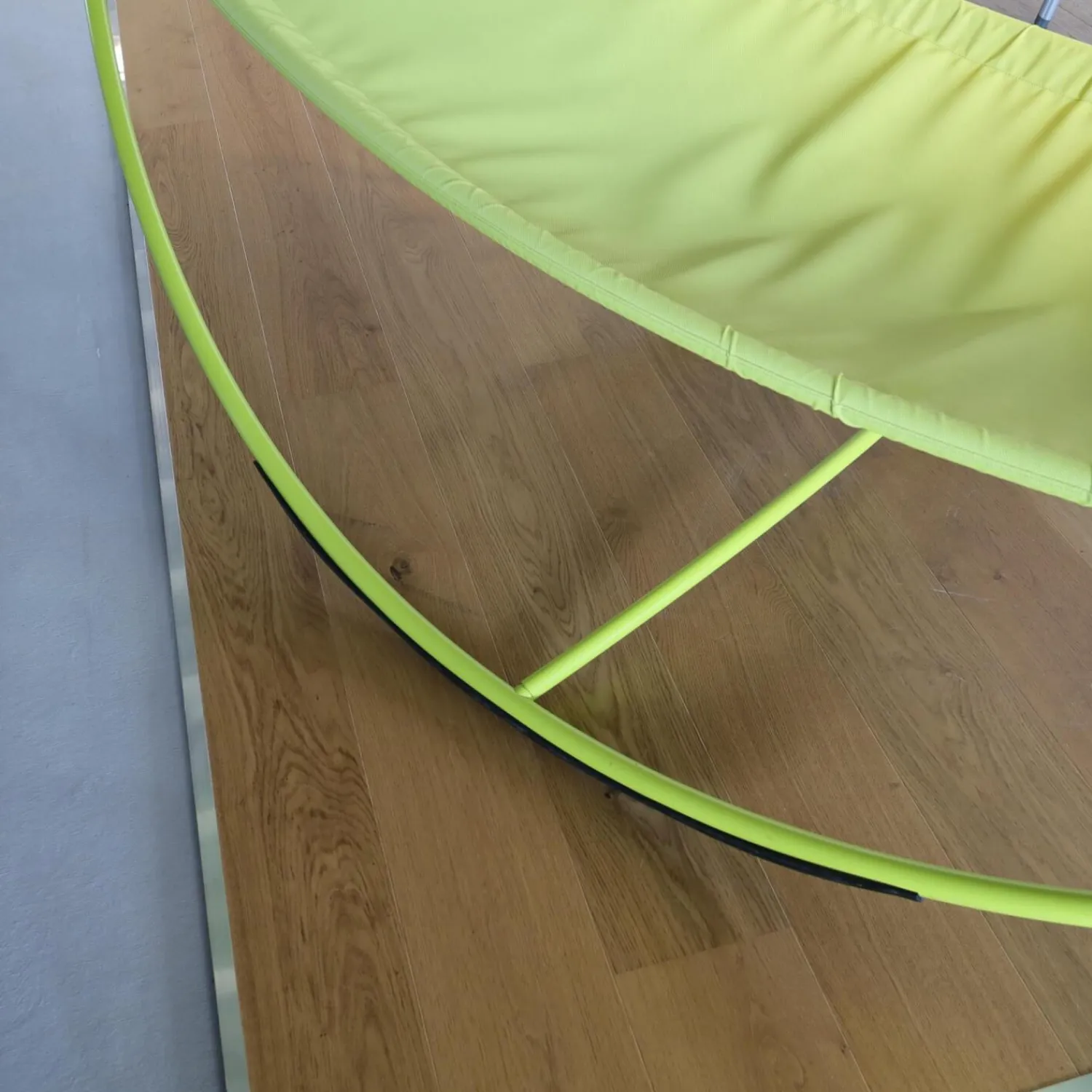 Fermob Gartenliegen|Hängematte Grün Bezug Outdoor Batyline Farbe Eisenkraut Rundgestell Stahl Lackiert