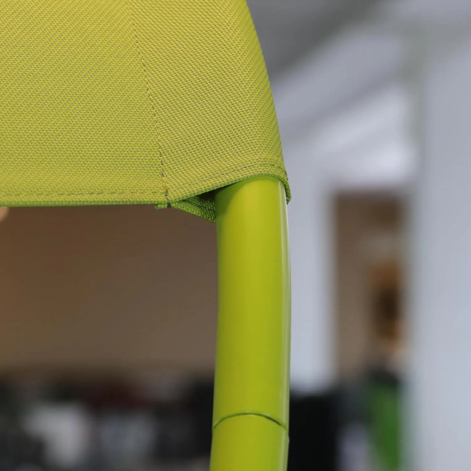 Fermob Gartenliegen|Hängematte Grün Bezug Outdoor Batyline Farbe Eisenkraut Rundgestell Stahl Lackiert