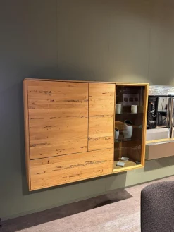 Team 7 Regale|Hängeschrank Eiche Natur Front Venedig Eiche Natur Und Rauchglas Mit Beleuchtung