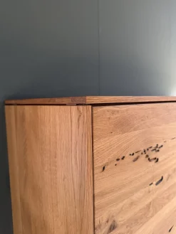 Team 7 Regale|Hängeschrank Eiche Natur Front Venedig Eiche Natur Und Rauchglas Mit Beleuchtung