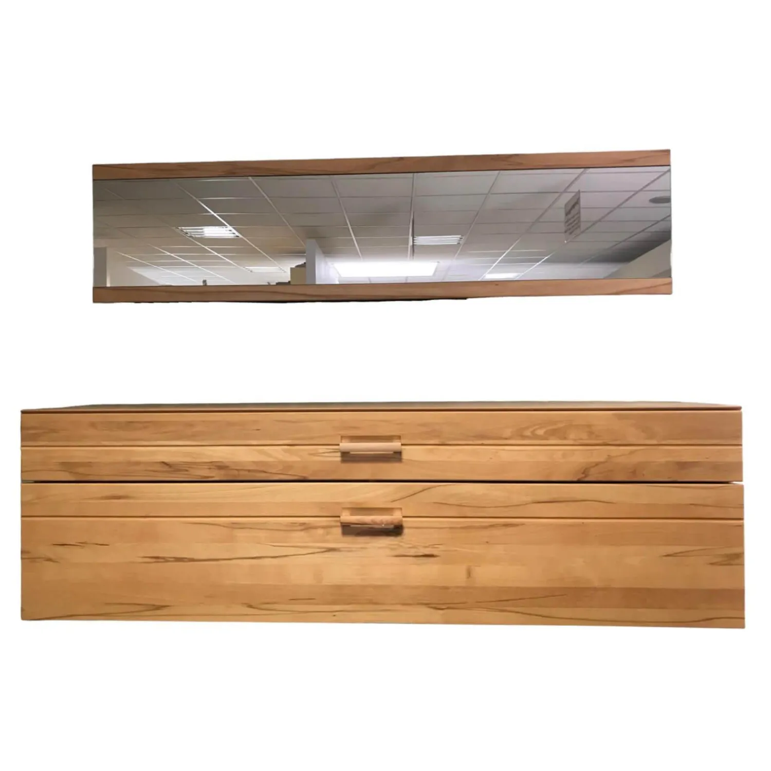 InCasa Kommoden & Sideboards|Hängesideboard Casa Vita Kernbuche Massiv Geölt ohne Spiegel