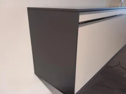 Molteni & C Kommoden & Sideboards|Hängesideboard Pass Word Kieselgrau ANR1148 Matt Lackiert