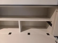 Molteni & C Kommoden & Sideboards|Hängesideboard Pass Word Kieselgrau ANR1148 Matt Lackiert