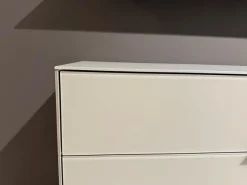 Kettnaker Kommoden & Sideboards|Hänge-Sideboard Soma Glas Steingrau Matt mit 2 Wandborden