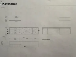 Kettnaker Kommoden & Sideboards|Hänge-Sideboard Soma Glas Steingrau Matt mit 2 Wandborden