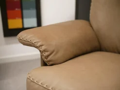 De Sede Relaxsessel|Hochlehnsessel DS-0031-111 Mit Hocker Leder Naturale 53 Noce 4-Sternfuß Schwarz Beschichtet