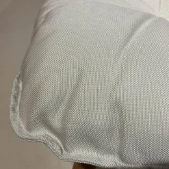 DEDON Loungemöbel|Loungemöbel|Hochlehnsessel Mbrace Stoff A 462 Cool Sage Grau Fasergeflecht Pepper Füße Teak Inklusive Hocker Und Kissen