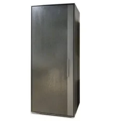 Riva1920 Vitrinen & Highboards|Hochschrank Cambusa Eiche Ohne Knoten Pigmentier Total Black Innen Eiche Ohne Knoten Geölt Pigmentiert