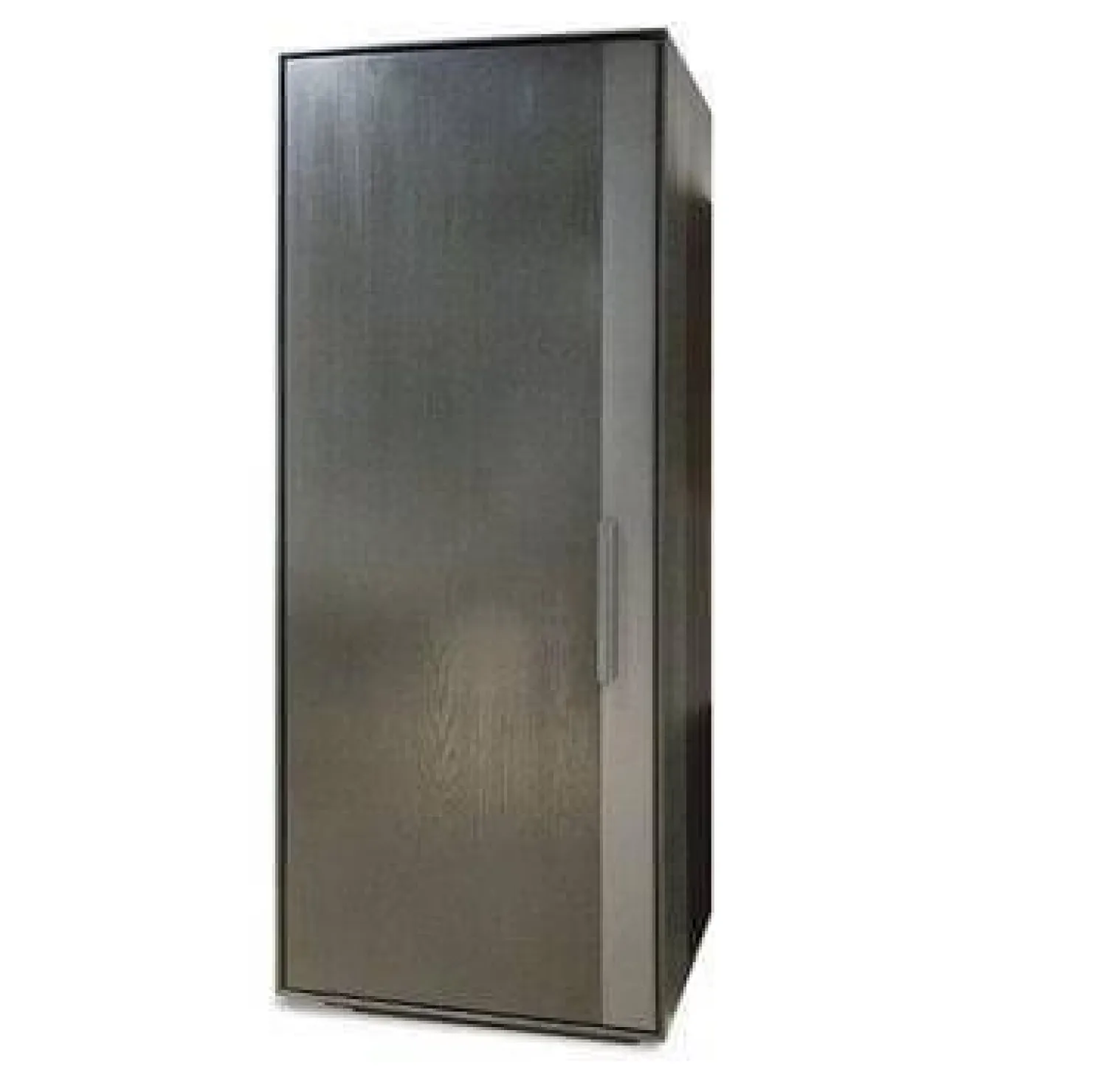 Riva1920 Vitrinen & Highboards|Hochschrank Cambusa Eiche Ohne Knoten Pigmentier Total Black Innen Eiche Ohne Knoten Geölt Pigmentiert