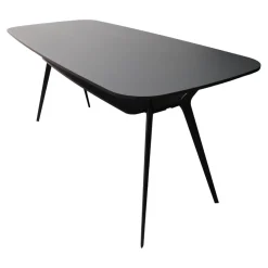 Alias Esstische|Hochtisch Biplane Platte MDF Und Gestell Aluminium Schwarz Lackiert