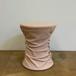 Walter Knoll Hocker & Sitzsäcke|Hocker Bellows 222 H1 Leder Cashmere Wild Rose Rosa Gestell Holzkonstruktion Mit Gasfeder