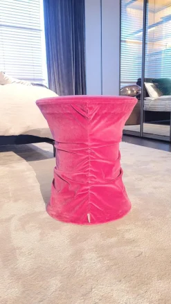 Walter Knoll Hocker & Sitzsäcke|Hocker Bellows Velourstoff Harald 2 612 Rose Rosa