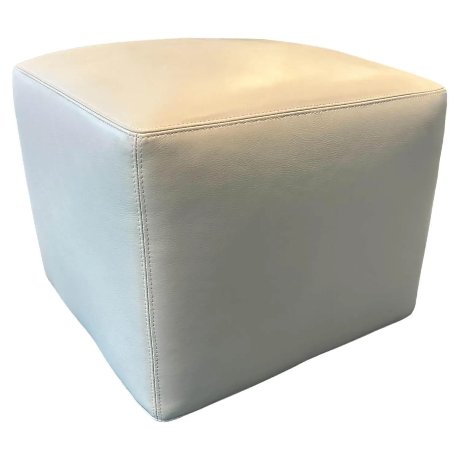 Minotti Hocker & Sitzsäcke|Hocker Damier Leder Nappa 401 Sabbia