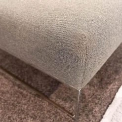 COR Hocker & Sitzsäcke|Hocker Mell Lounge 48200 Stoff 8075 Stahl Metallgestell Verchromt