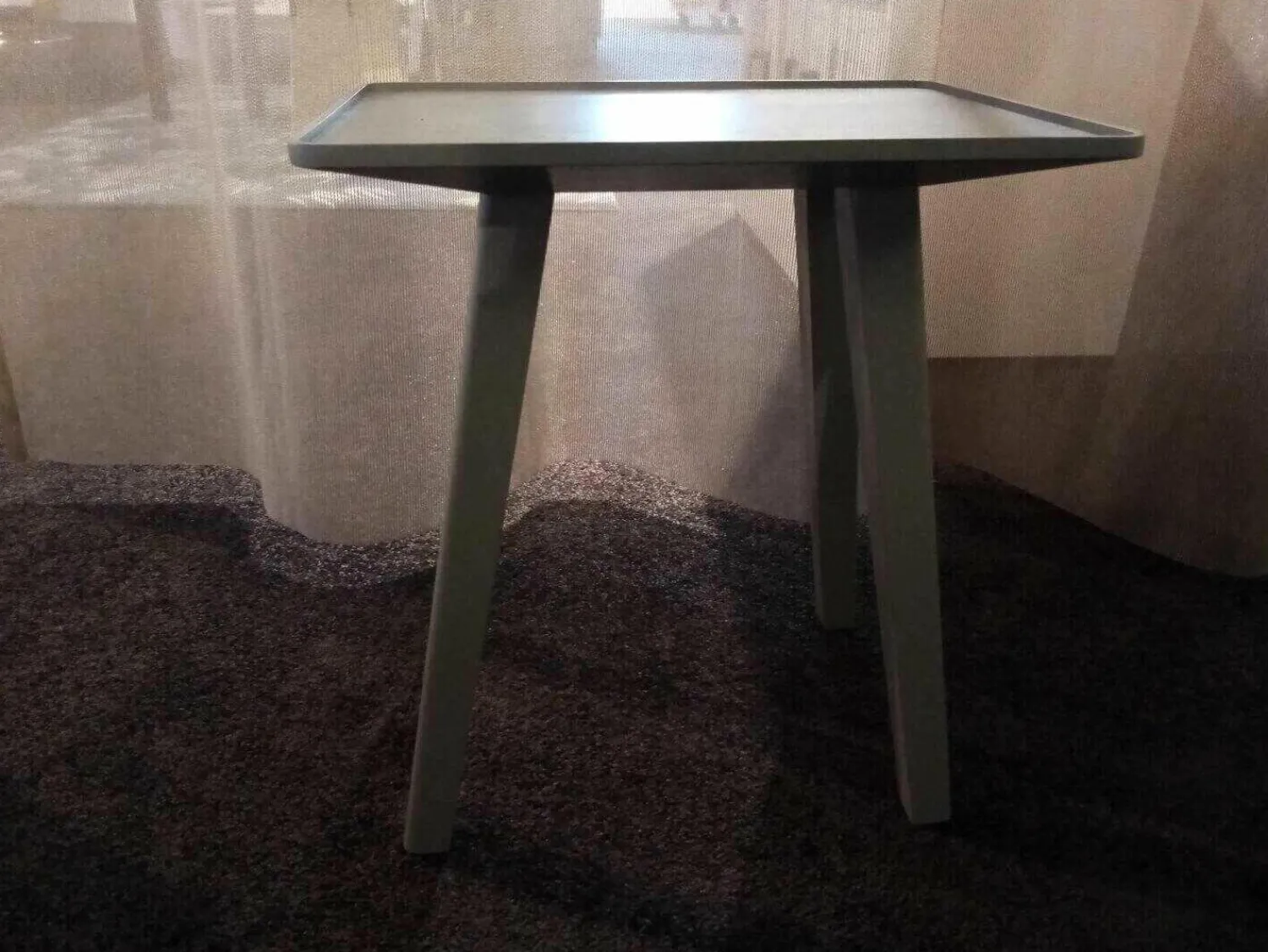 Schönbuch Hocker & Sitzsäcke|Hocker Nini Massivholz PG1 Lack Zement