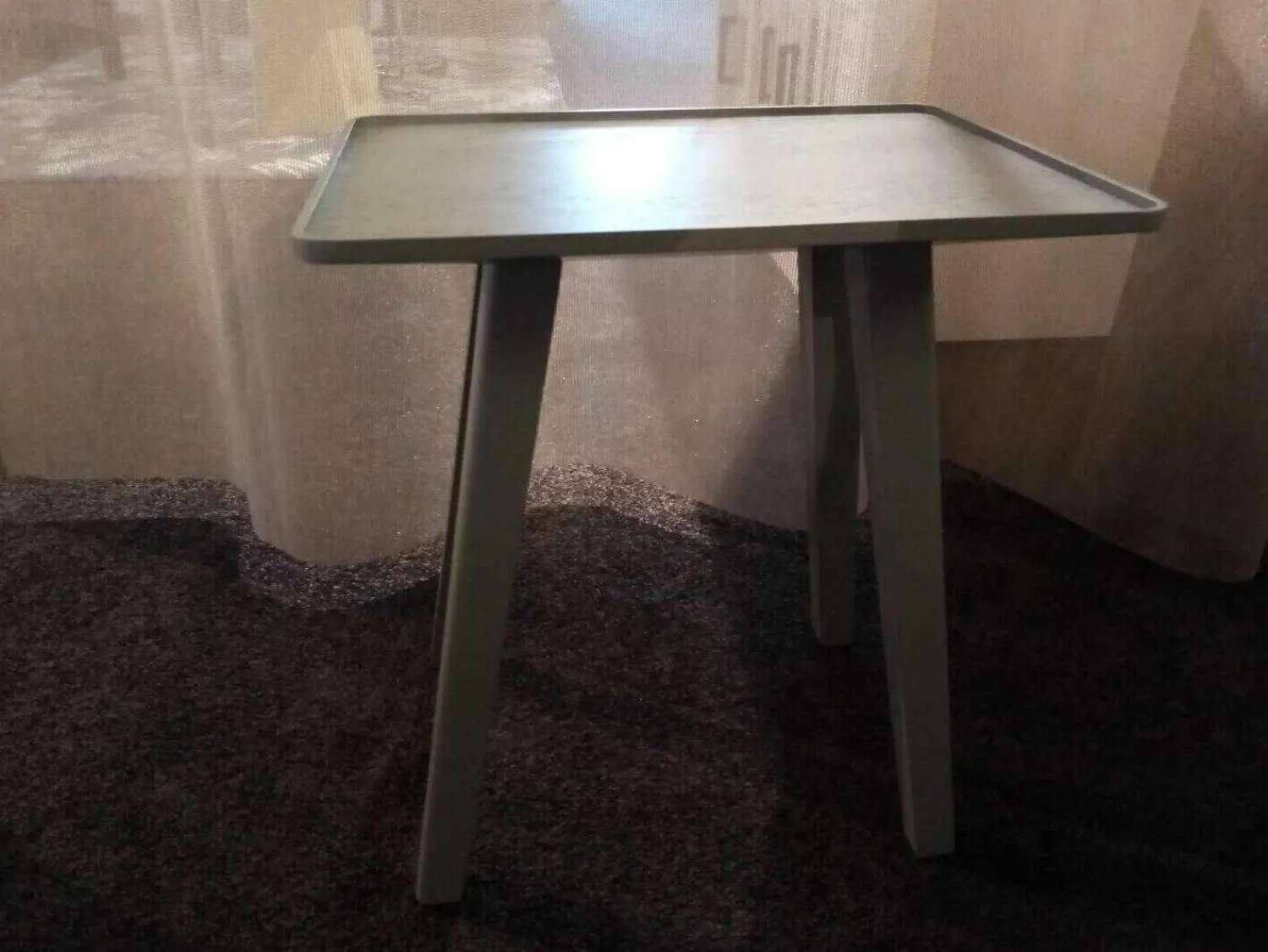 Schönbuch Hocker & Sitzsäcke|Hocker Nini Massivholz PG1 Lack Zement