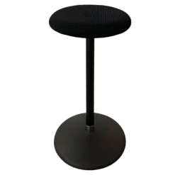 Girsberger Hocker & Sitzsäcke|Hocker Sway Stoff Schwarz Gestell Und Tellerfuß Stahl Pulverbeschichtet Schwarz