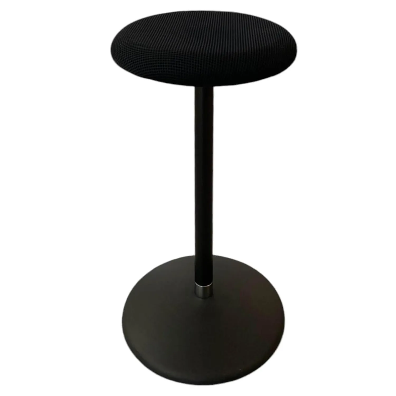 Girsberger Hocker & Sitzsäcke|Hocker Sway Stoff Schwarz Gestell Und Tellerfuß Stahl Pulverbeschichtet Schwarz