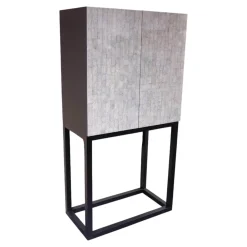 Lambert Vitrinen & Highboards|Kabinettschrank Mingkasa Front Eggshell Lack Grau Grün Eiche Massiv Schwarz Gebeizt Und Lackiert