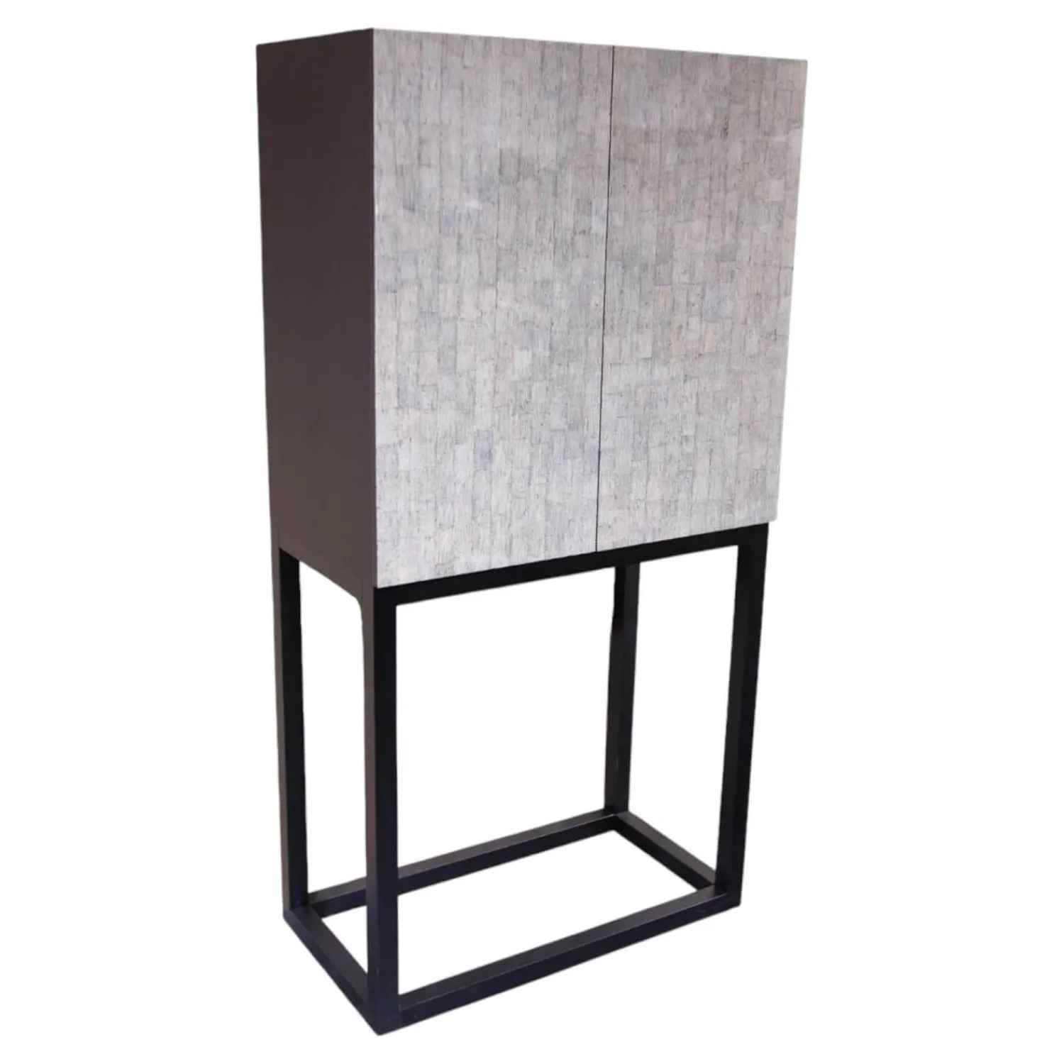 Lambert Vitrinen & Highboards|Kabinettschrank Mingkasa Front Eggshell Lack Grau Grün Eiche Massiv Schwarz Gebeizt Und Lackiert