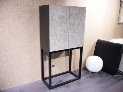 Lambert Vitrinen & Highboards|Kabinettschrank Mingkasa Front Eggshell Lack Grau Grün Eiche Massiv Schwarz Gebeizt Und Lackiert