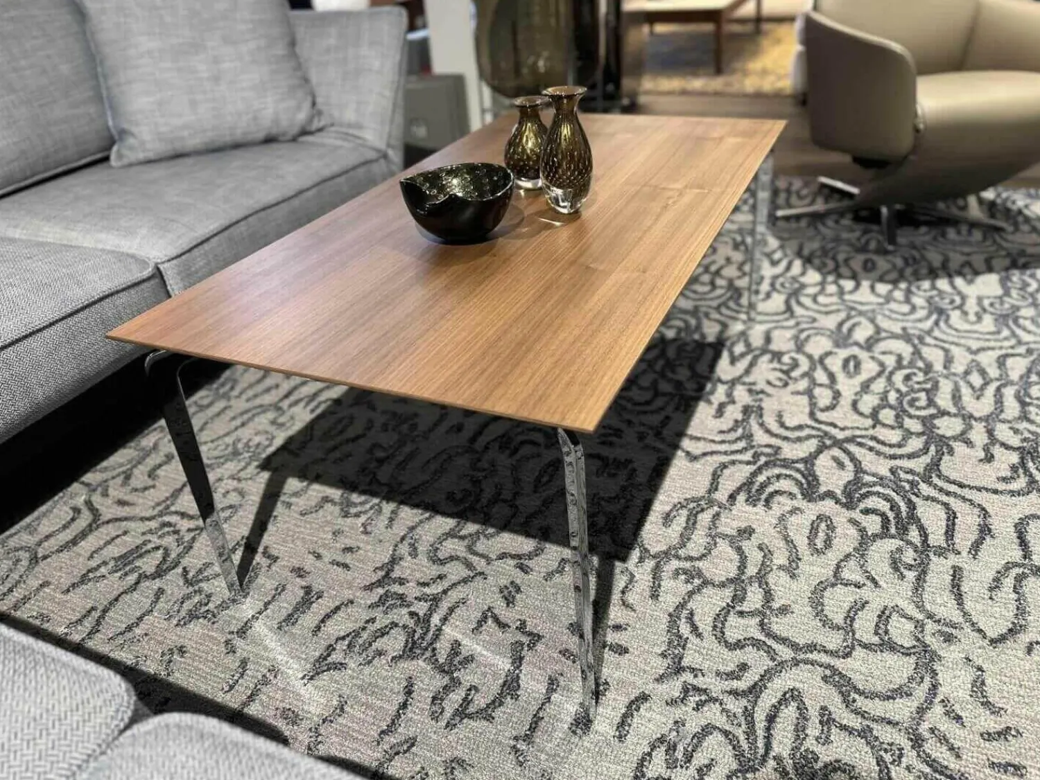 Kettnaker Couchtische|Couchtisch Solo T2 Nussbaum Matt