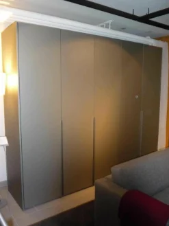 Interlübke Kleiderschränke|Kleiderschrank Collect Lack Silbergrau Metallic Korpus Lack Muschel