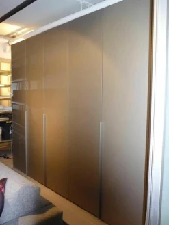 Interlübke Kleiderschränke|Kleiderschrank Collect Lack Silbergrau Metallic Korpus Lack Muschel