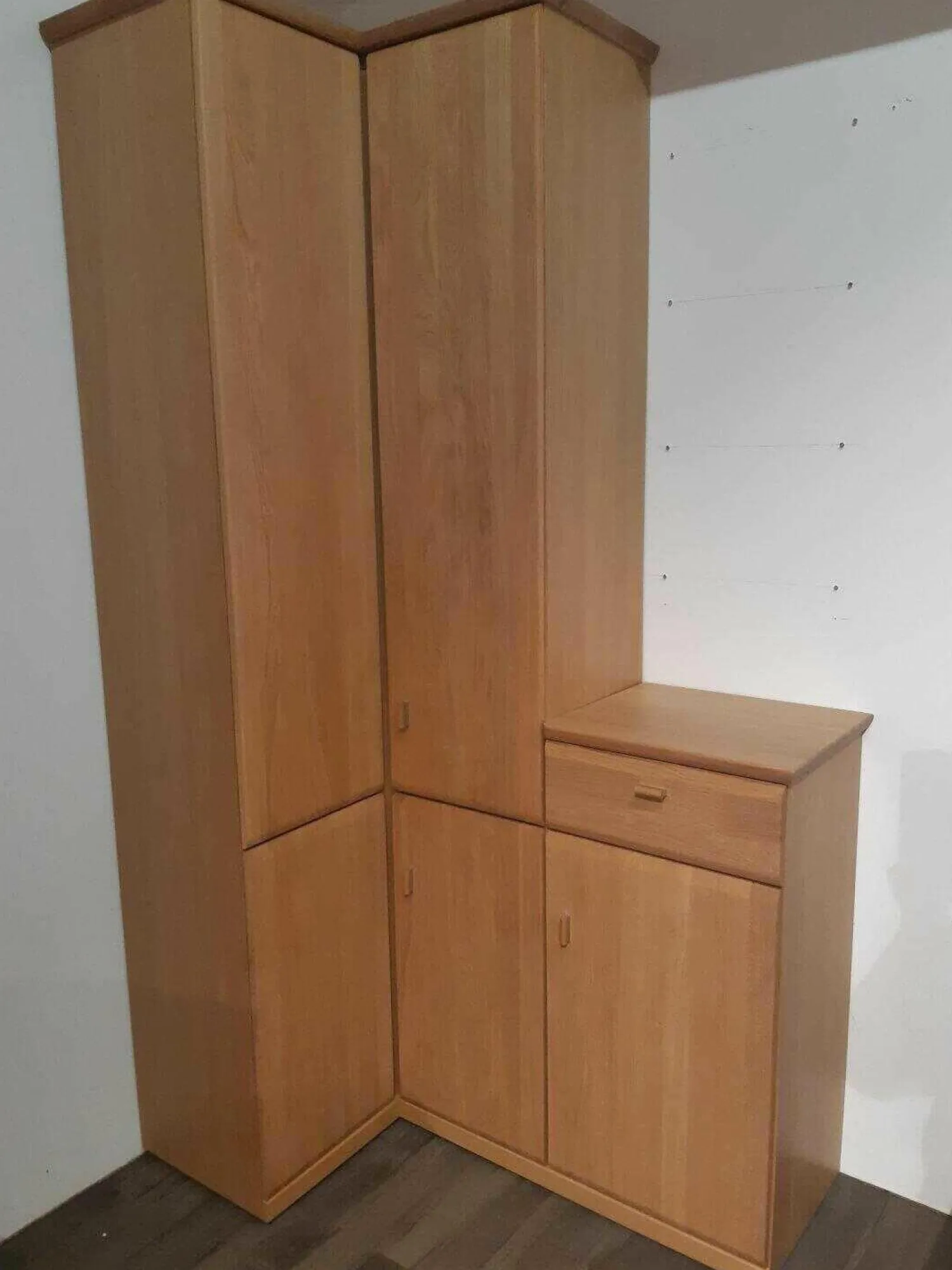 Rietberger Möbelwerke Kleiderschränke|Kleiderschrank Lando Eiche Sand Türen Massiv Korpus Furniert