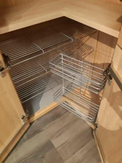 Rietberger Möbelwerke Kleiderschränke|Kleiderschrank Lando Eiche Sand Türen Massiv Korpus Furniert