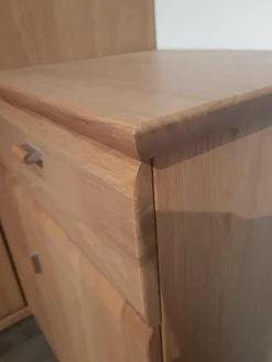 Rietberger Möbelwerke Kleiderschränke|Kleiderschrank Lando Eiche Sand Türen Massiv Korpus Furniert