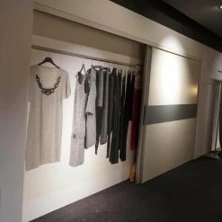 Interlübke Kleiderschränke|Kleiderschrank Schiebetürensystem Sipario Lack Kristallweiß