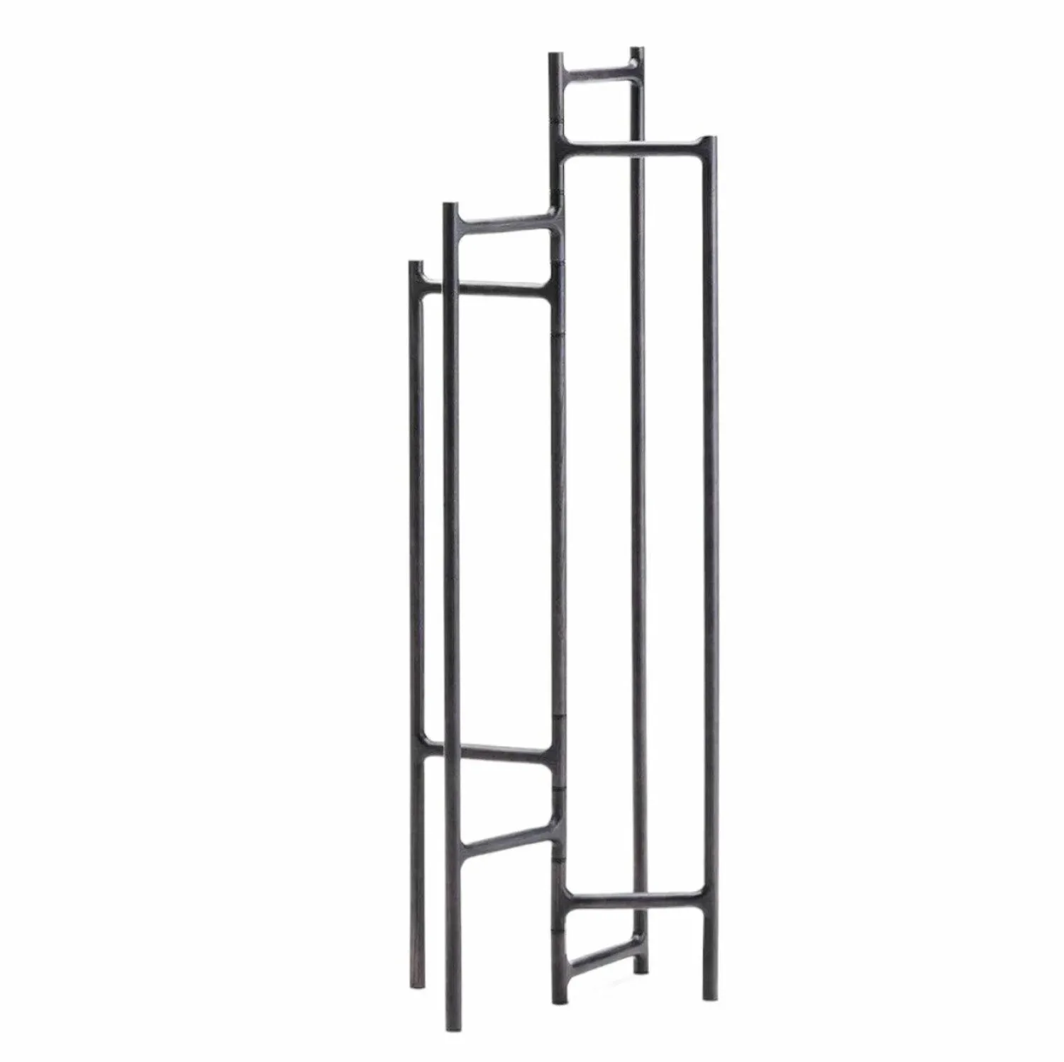 Living Divani Kleiderschränke|Kleiderständer Ceiba Esche Massiv Karbon