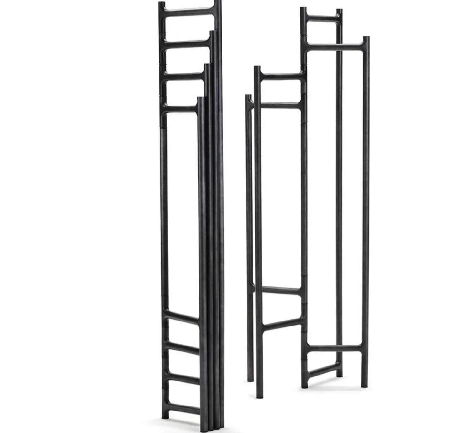 Living Divani Kleiderschränke|Kleiderständer Ceiba Esche Massiv Karbon