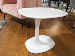B&B Italia Beistelltische|Kleiner Tisch Awa TA1 Kunststoff Weiß Soft-Touch-Effekt