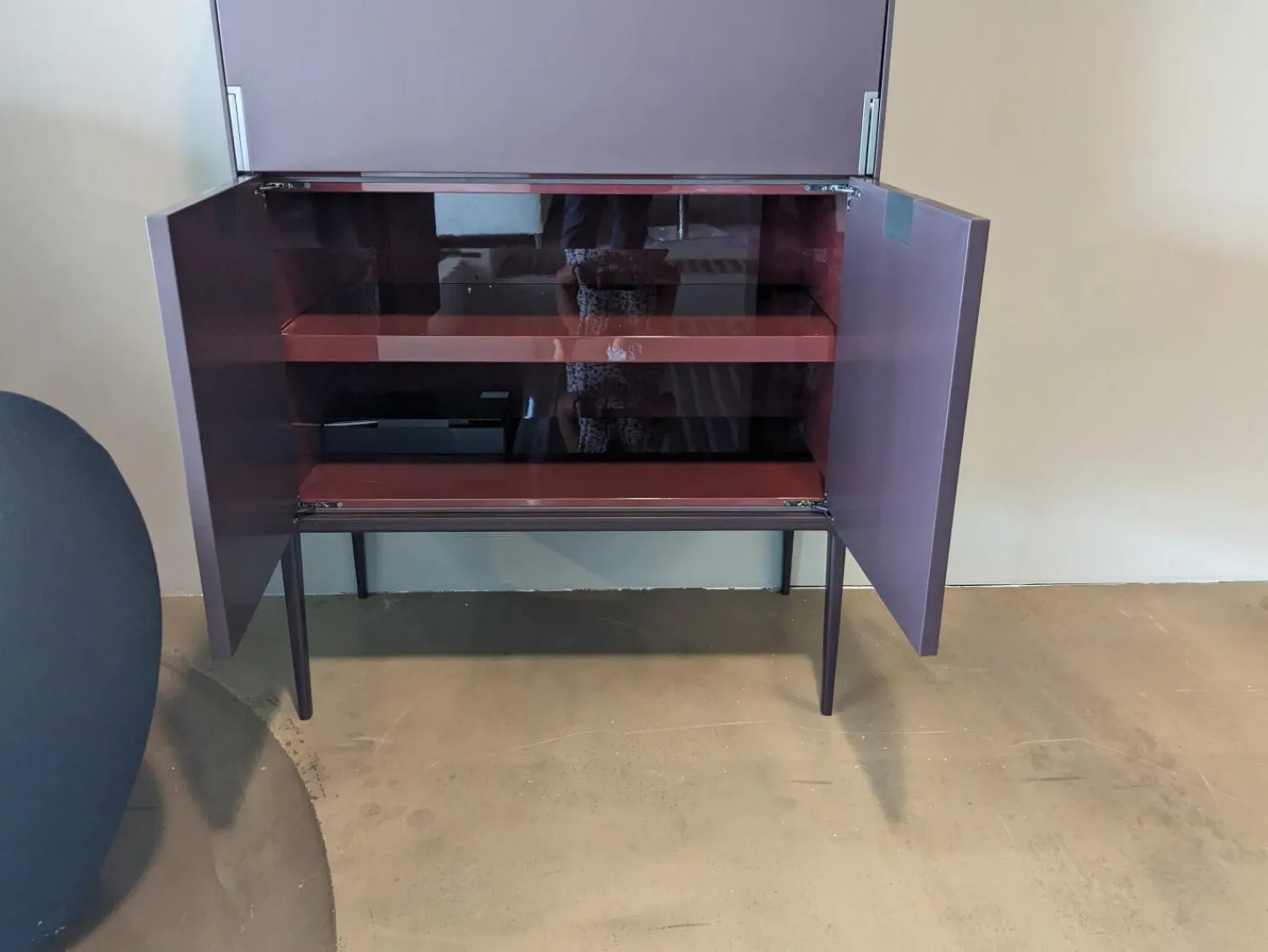 Maxalto Kommoden & Sideboards|Kommode Alcor Shellac Type Finish Soya 6805G Violett