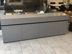 Kettnaker Kommoden & Sideboards|Kommode Alea Lack Front Vulkangrau Grau Inne Schwarz