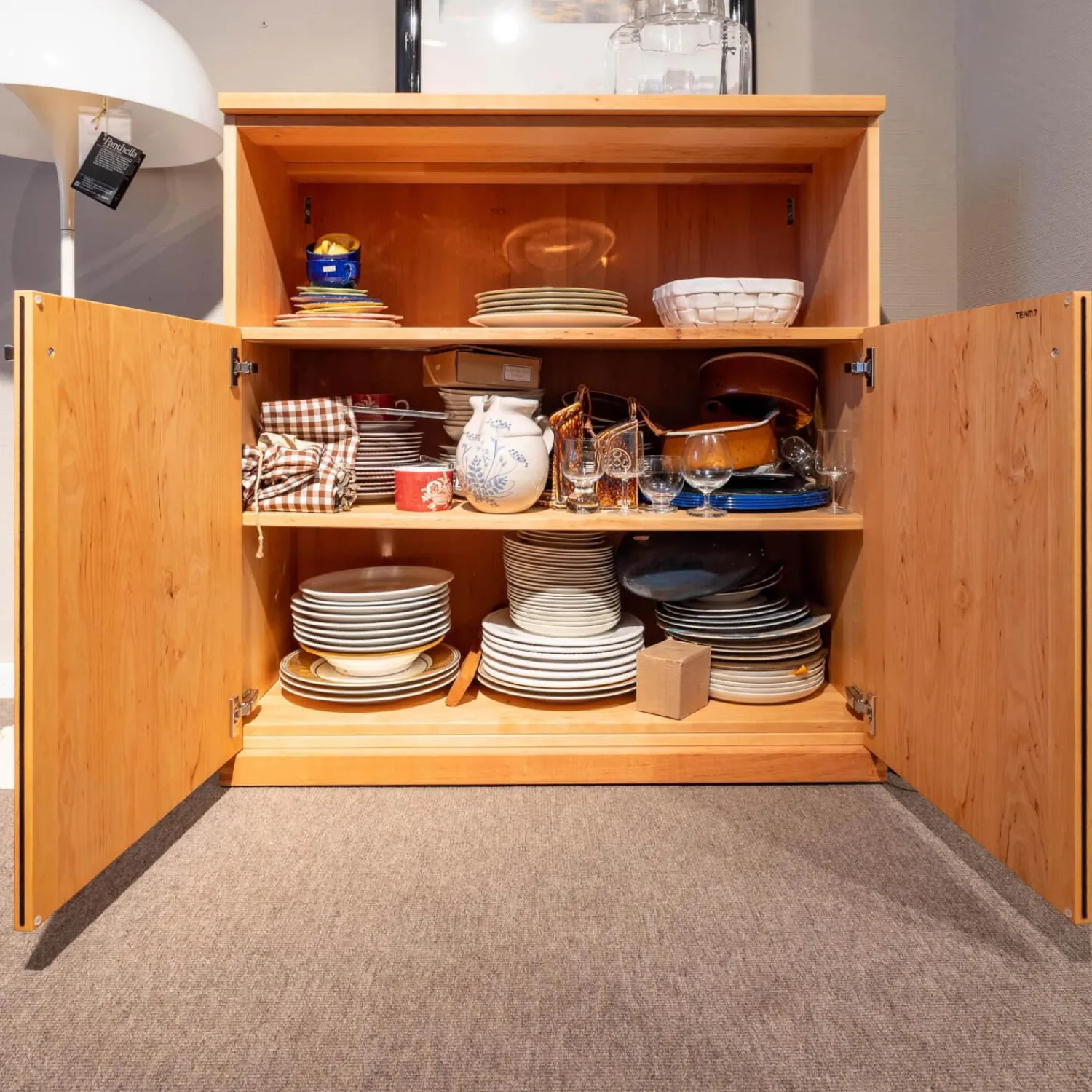 Team 7 Kommoden & Sideboards|Kommode Cubus Holz Erle Massiv mit 2 Türen