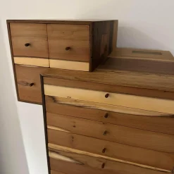 Scholtissek Kommoden & Sideboards|Kommode Kunstobjekt Korpus Altholz Massiv Front Eibe Massiv Geheim Verriegelbar