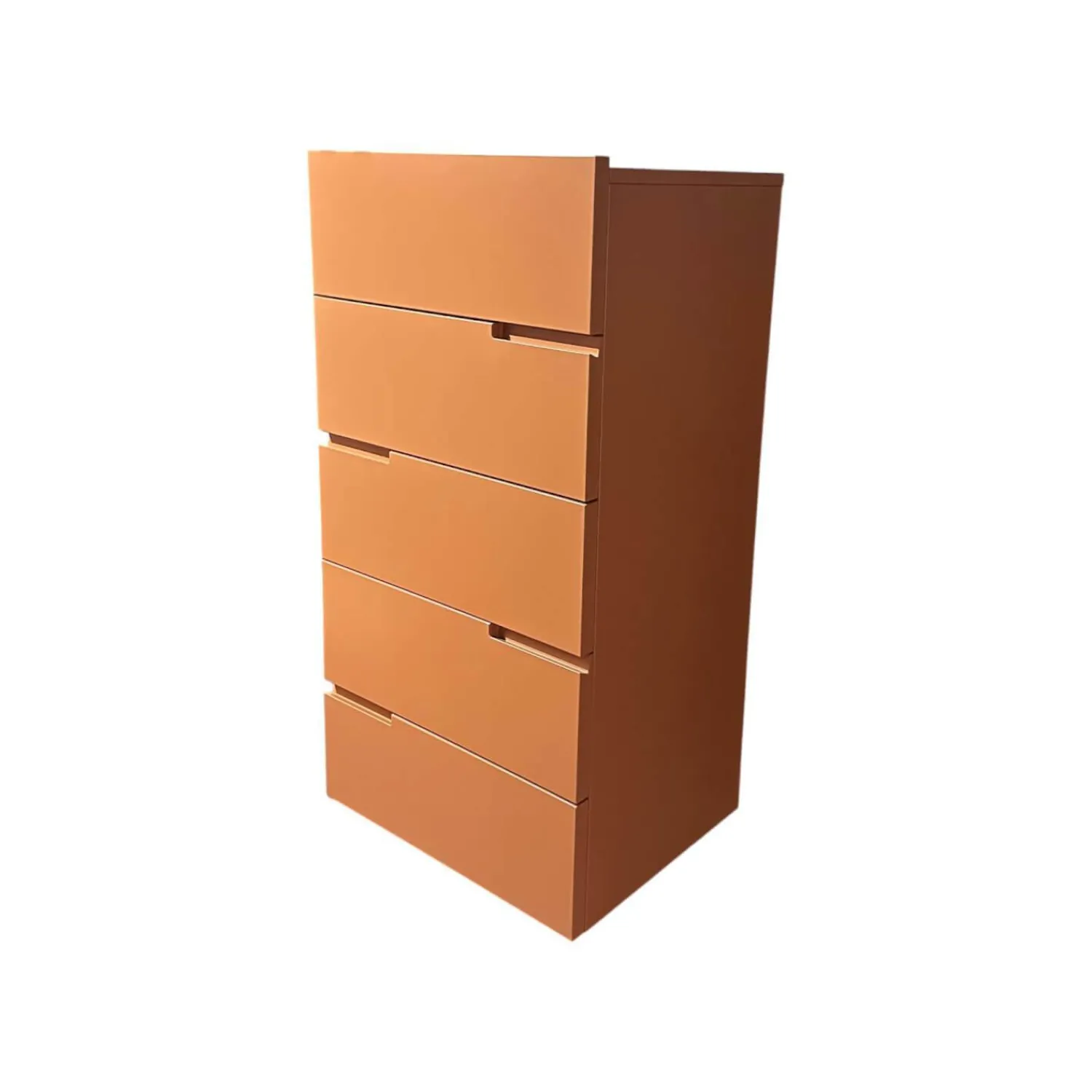 Morassutti Vitrinen & Highboards|Kommode Lack Matt Mattone M043 Rot Orange