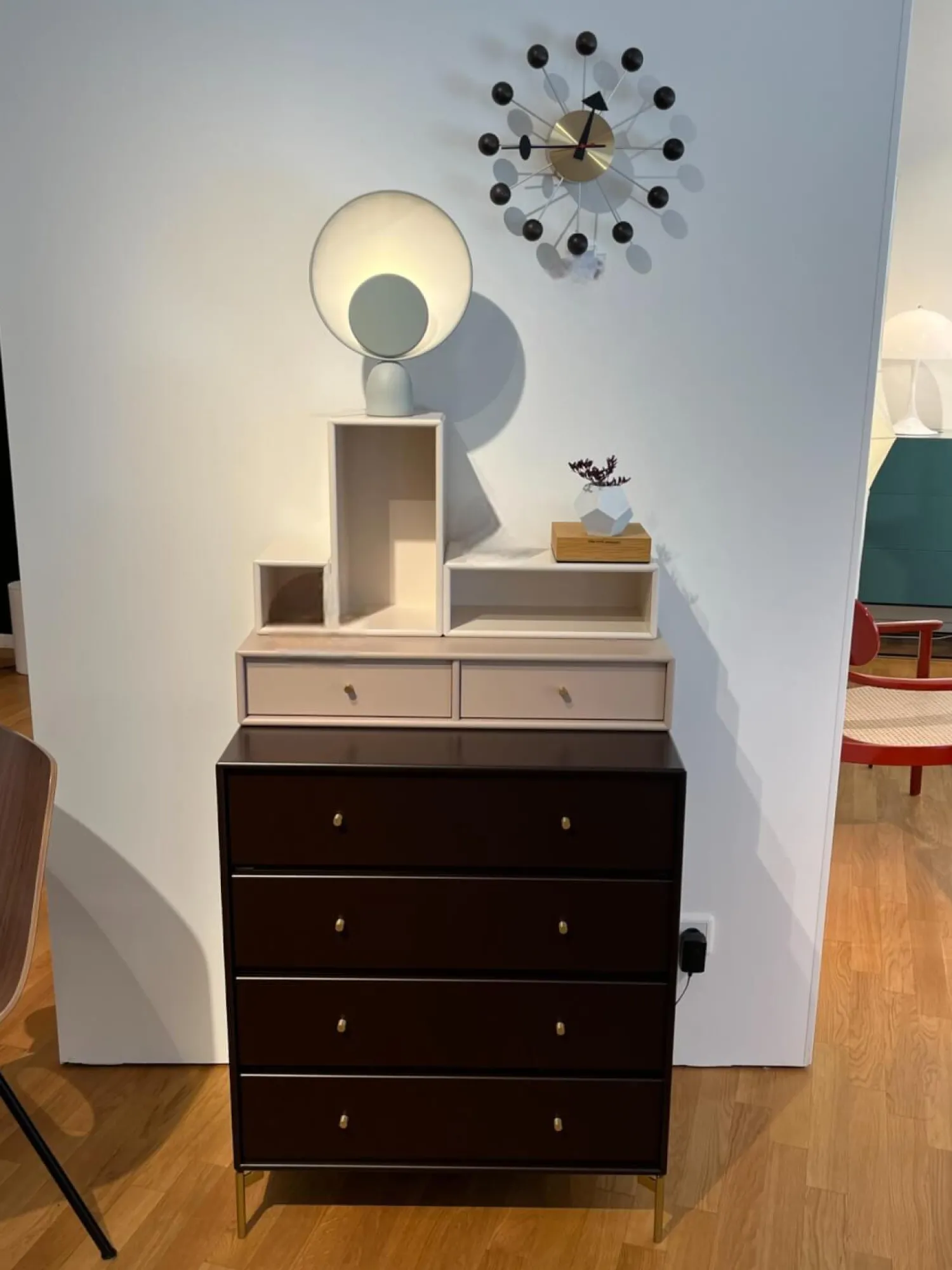 Montana Kommoden & Sideboards|Kommode MDF Lackiert 160 Balsamic Dunkelbraun 137 Mushroom Hellbraun Und 158 Oat Beige