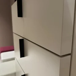 Kettnaker Kommoden & Sideboards|Kommode Mio Lack Elfenbein Beige Matt Zarge Lack Schwarz