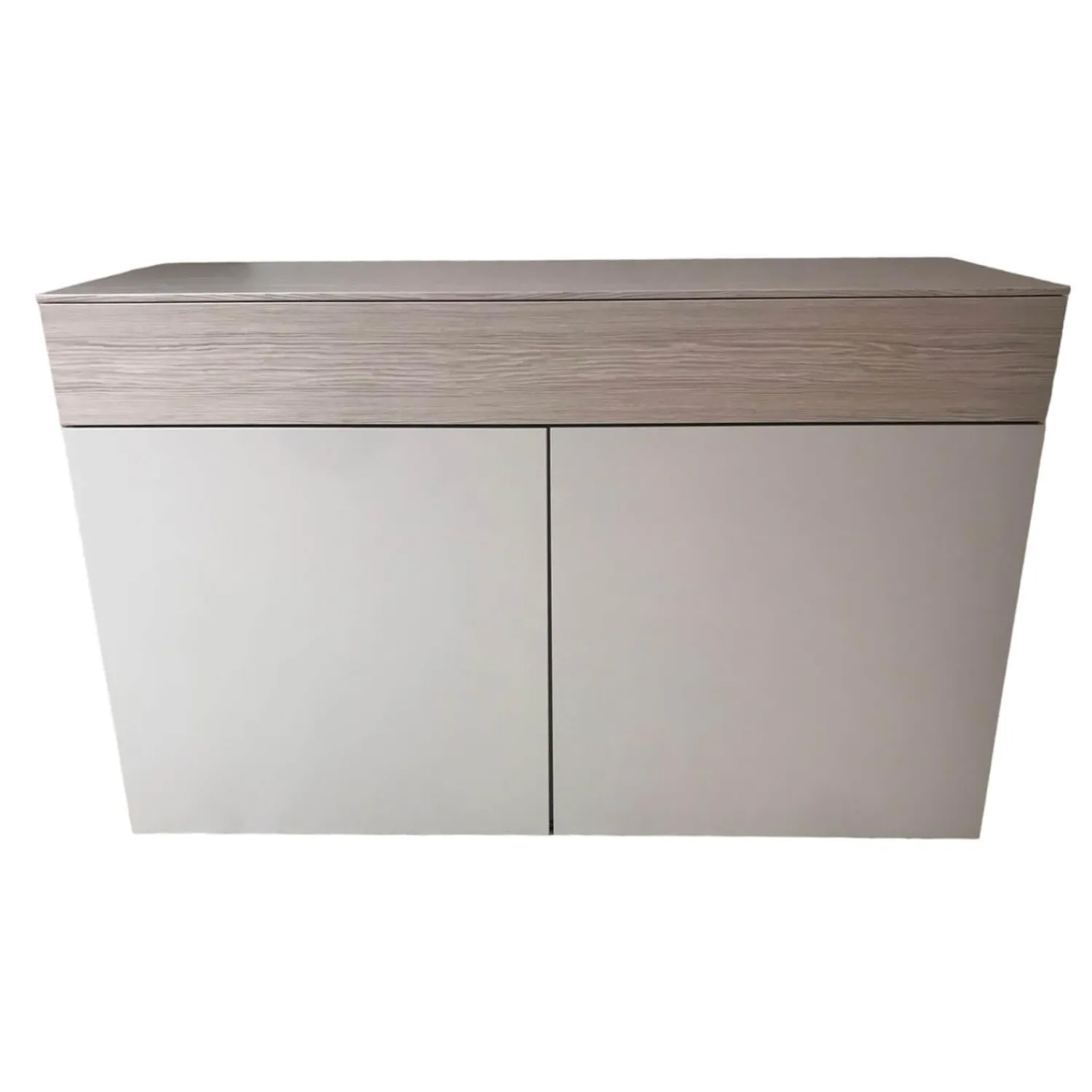 Hülsta Kommoden & Sideboards|Kommode Multi Lack Kaschmir Absetzungen Eiche Kaschmir Push To Open Beschlag