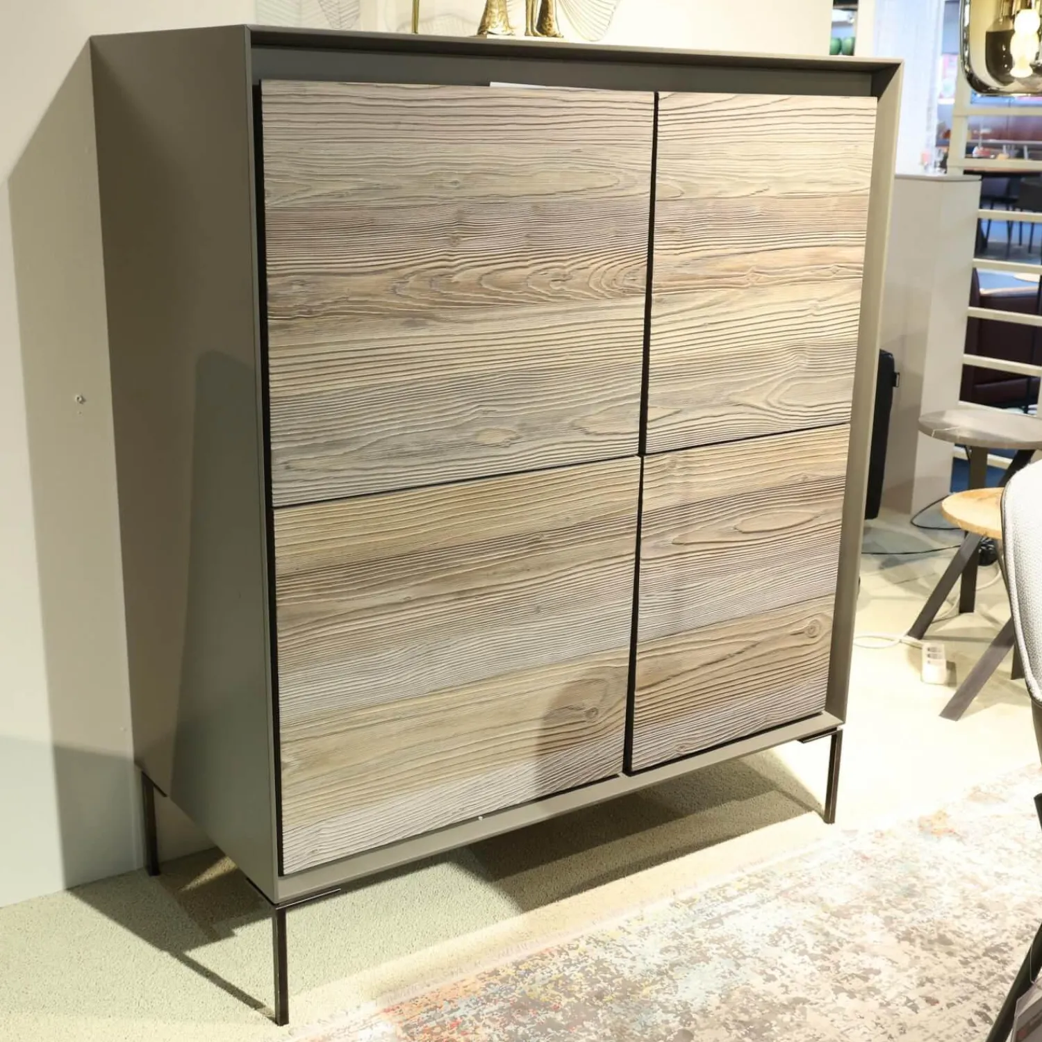 Presotto Kommoden & Sideboards|Kommode Neck Korpus Grigio Londra Anthrazit Front Timewood