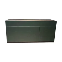 Novamobili Kommoden & Sideboards|Kommode Night Collection 2022 Easy Front Lack 342 Fogia Matt Grün Korpus Nussbaum 72 Noce