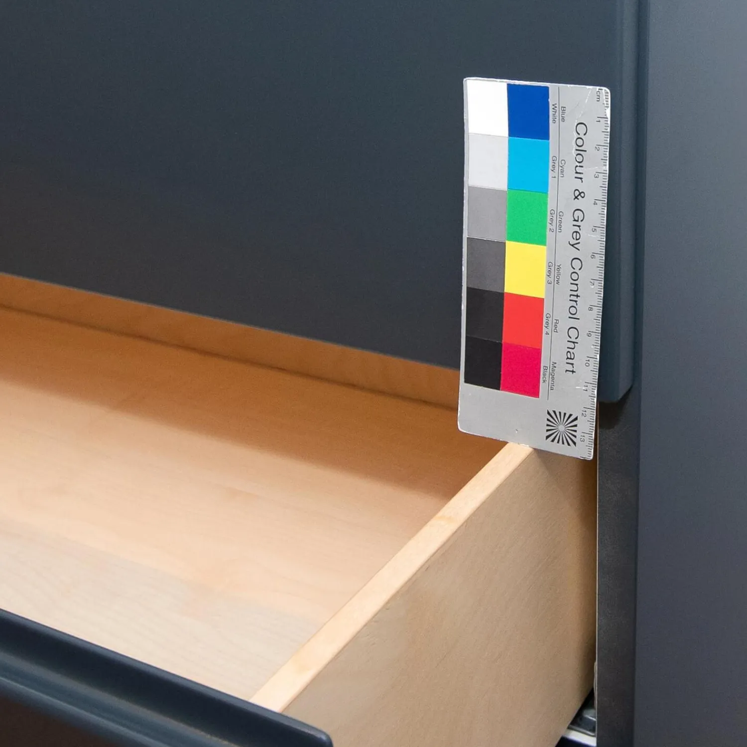 Würmseher Kommoden & Sideboards|Kommode Optima Lack Anthrazit 25 Durchgehende Griffmulde